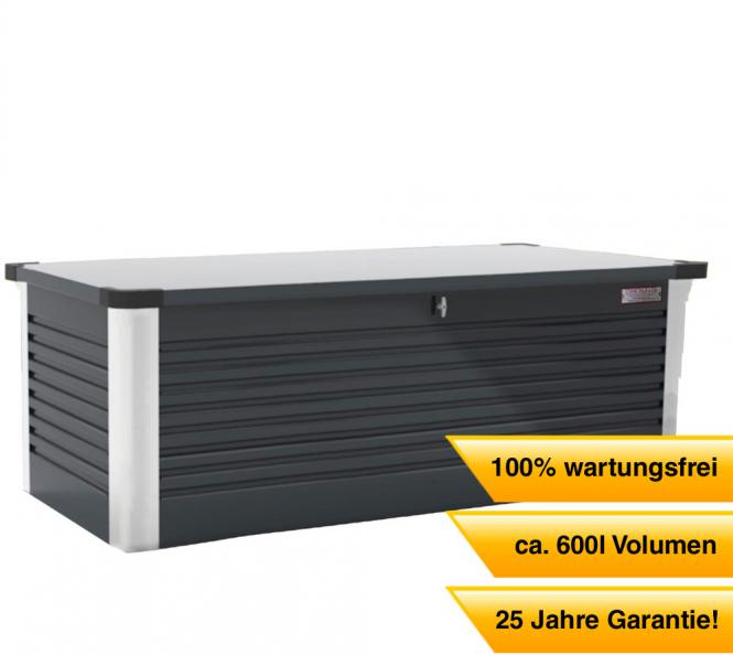 Trimetals Kissenbox, Gartenbox 600l Anthrazit mygardenhome Trimetals Kissenbox, Gartenbox 600l Anthrazit mygardenhome