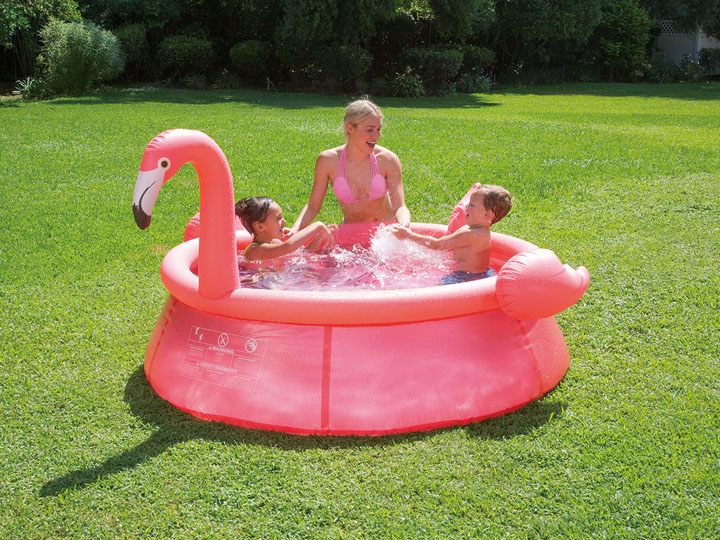 Summer Waves Planschbecken Flamingo