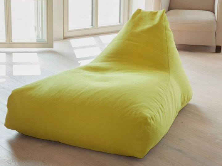 Pushbag Sitzsack und Sitzliege Angel gruen