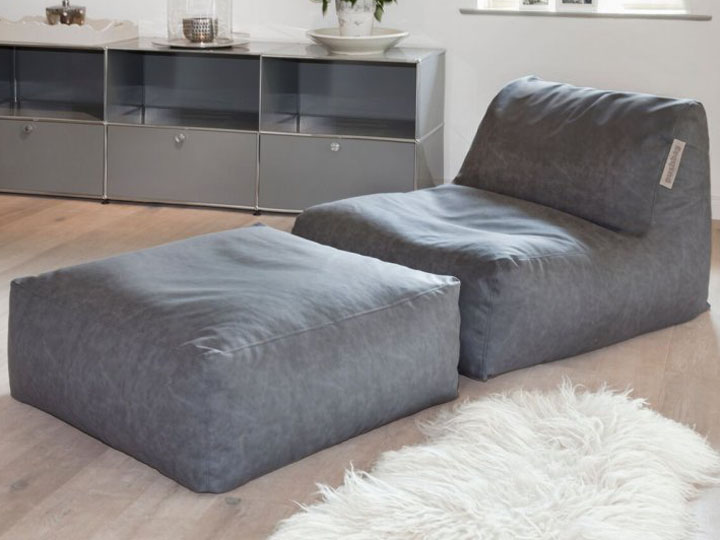 Pushbag Sitzsack und Sitzliegen Set
