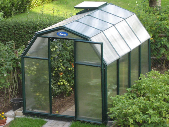 Rion Gewaechshaus und Gartenhaus aus Kunststoff Smart