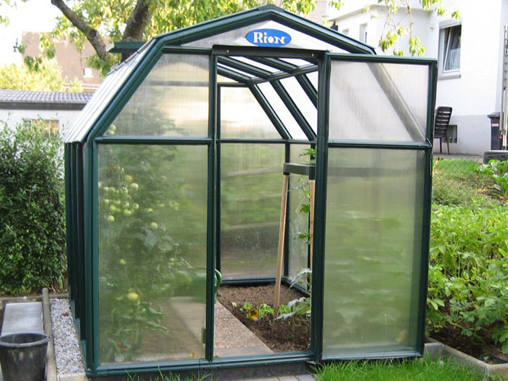 Rion Gewaechshaus und Gartenhaus aus Kunststoff Smart