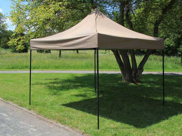 Shelter Logic Faltpavillon und Sommerpavillon taupe 300x300 cm