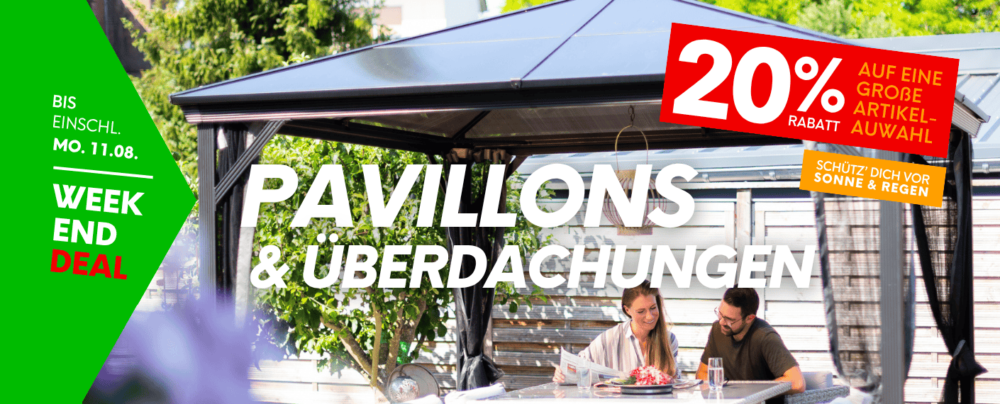 Weekend Deal Pavillons & Überdachungen 