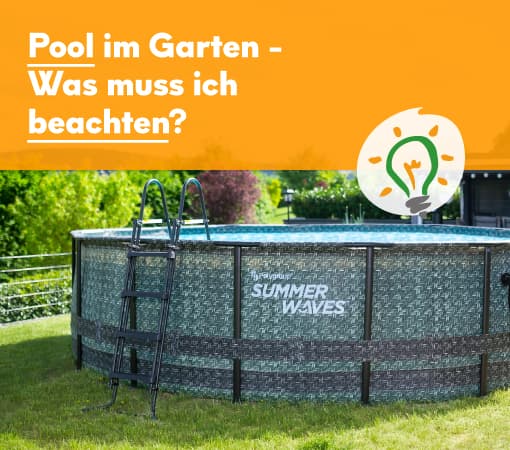 Pool im Garten