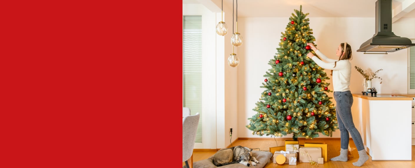 Künstliche Weihnachtsbäume