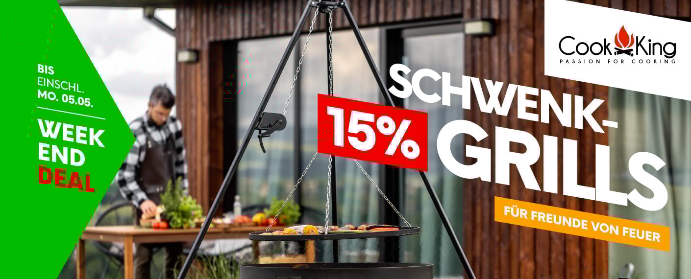 Weekend Deal Schwenkgrills 
