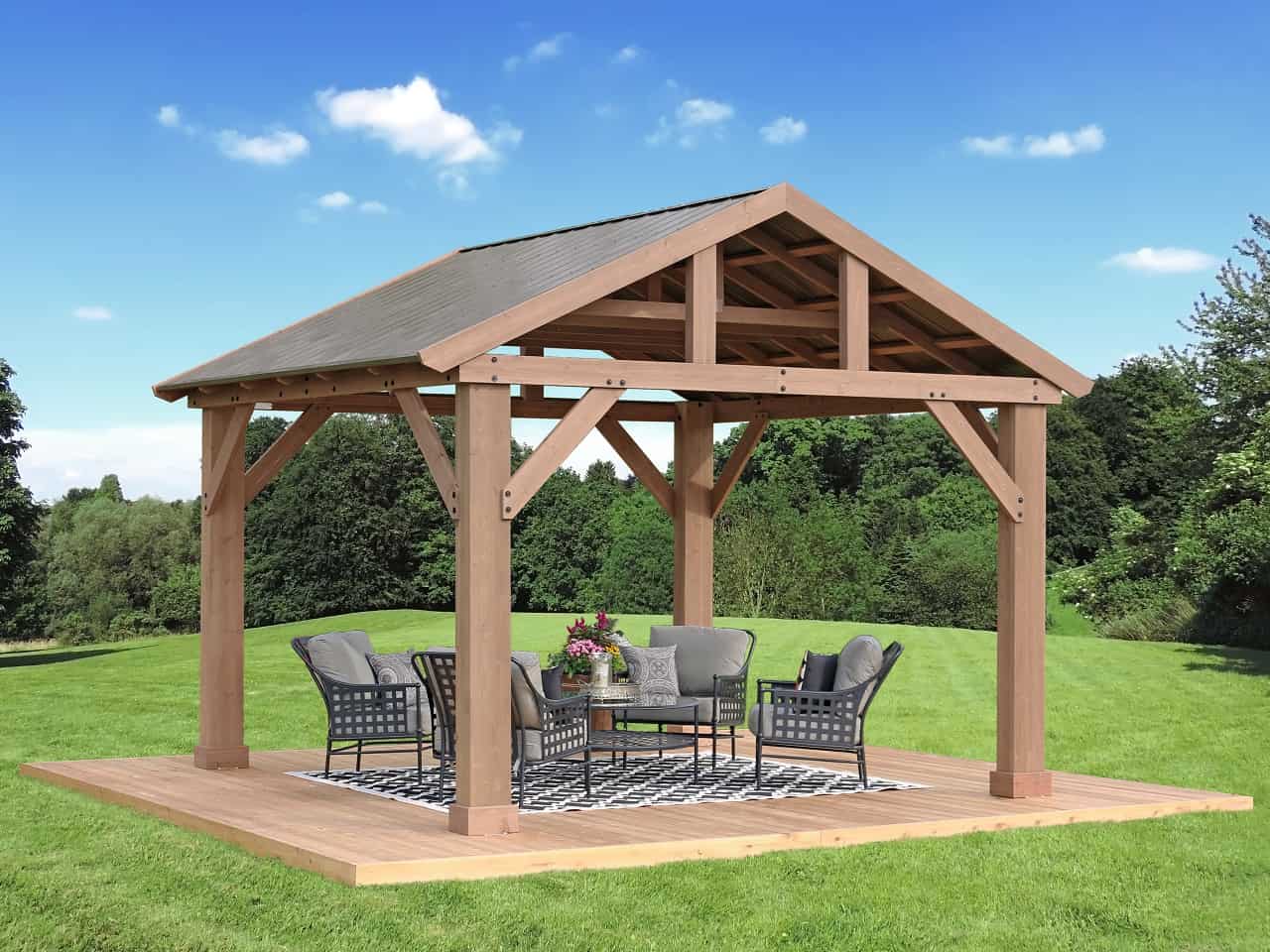 Gartenpavillon einfach online kaufen mygardenhome