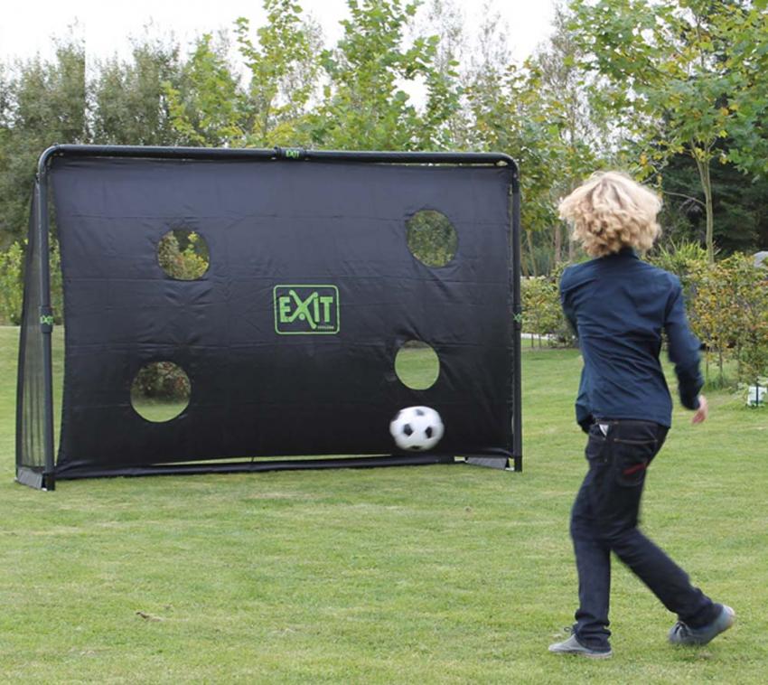 Fußballtor mit Torwand