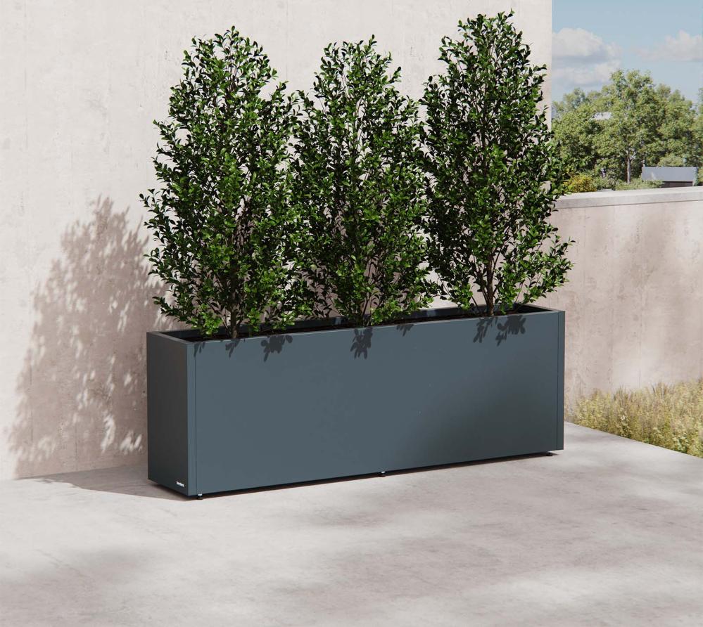 Herstera Garden Cube 30 L | hoher Pflanzkübel rechteckig