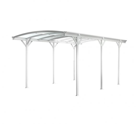 Westmann Aluminium Rundbogen Carport Bergen Weiss 3x5 M Mygardenhome