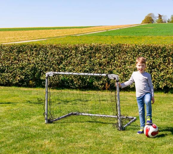 Lifetime Fußballtor 3fach verstellbar und klappbar silber 213x152x122