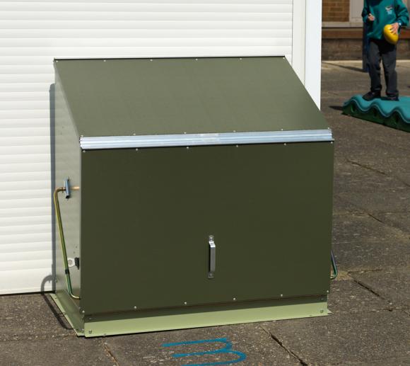 Trimetals Gerätebox, Aufbewahrungsbox, Multifunktionsbox Sentinel Grün