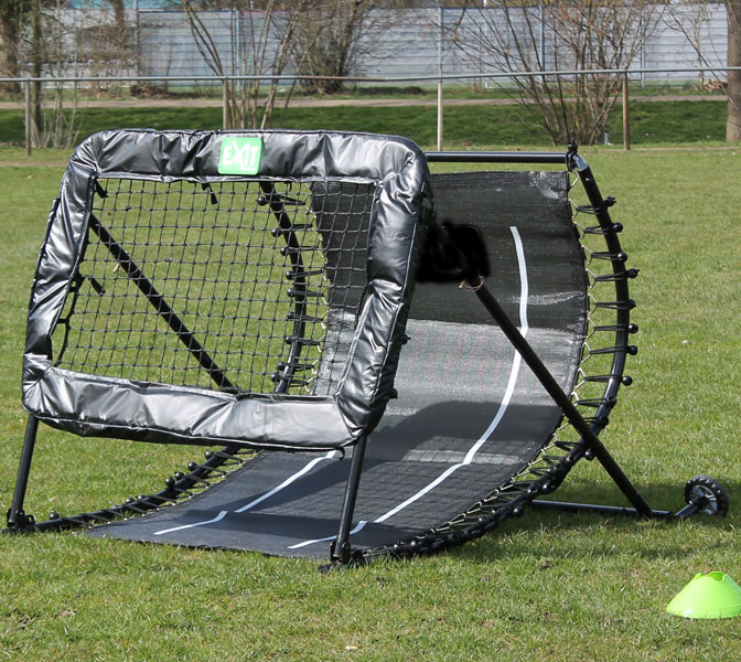Exit Fußball Kickback Multi-Station | Schwarz | 129x142x105 cm 