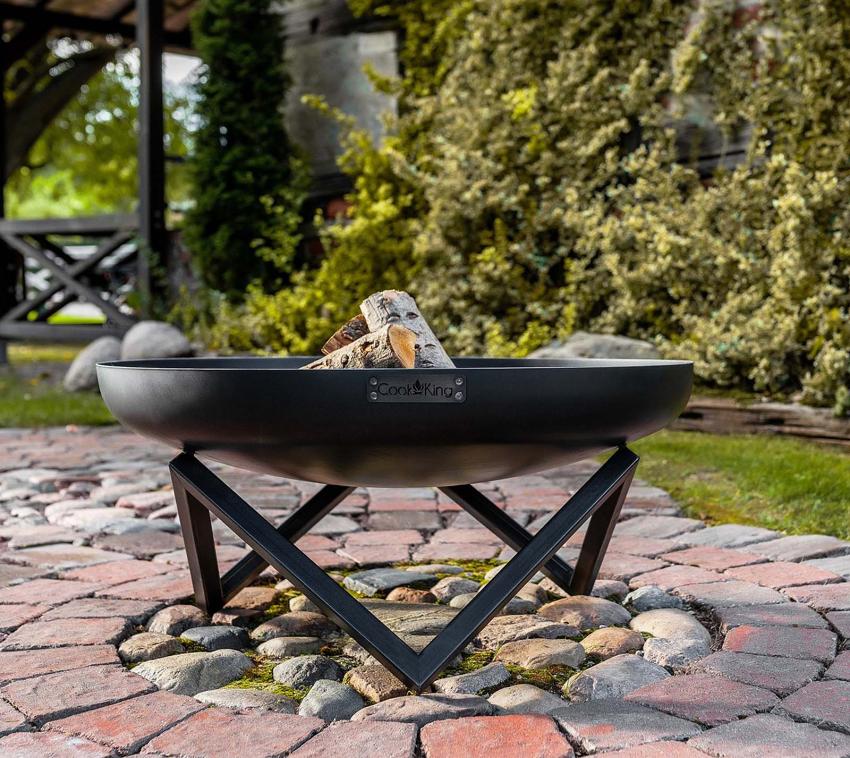 CookKing Santiago | Garten Feuerschale 100 cm | Stahl Grill 