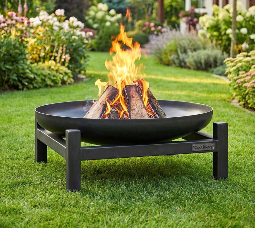 CookKing Panama | Garten Feuerschale Ø 60 cm | Stahl Grill 