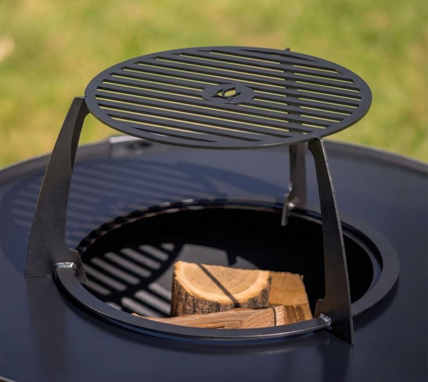 CookKing erhöhter Stahl Grillrost für Feuerschalen | Zubehör Feuerschalen 
