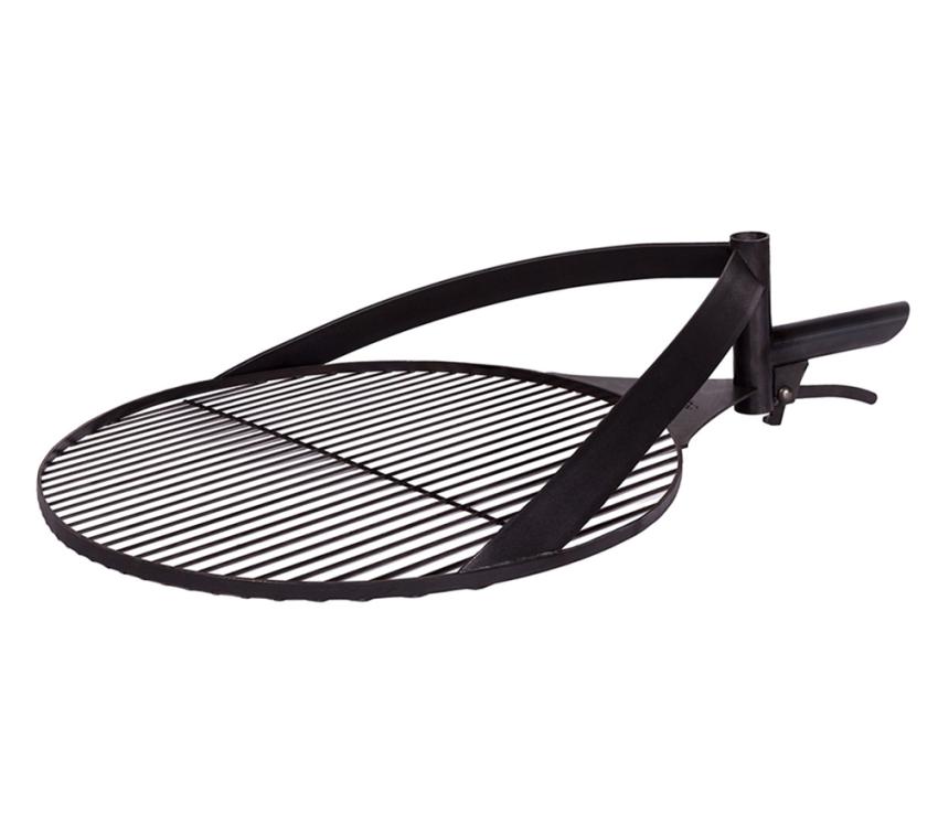 CookKing Stahl Grillrost 60 | Inkl. Griff | Zubehör für Feuerschale Bandito & Montana X | Ø 60 cm 