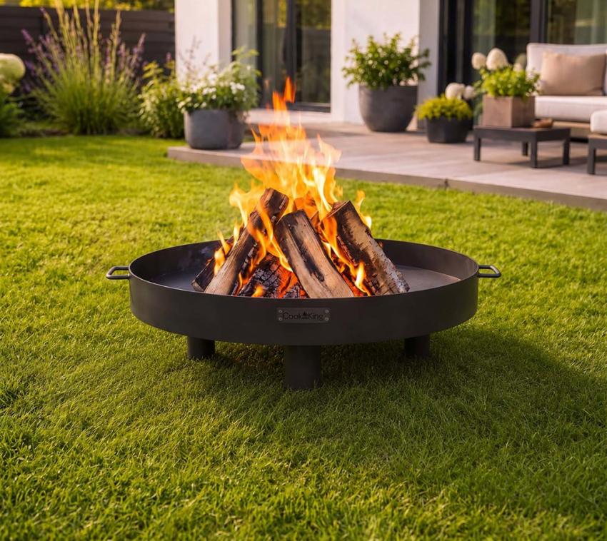 CookKing Tunis | Feuerschalen Set 60 cm | inkl. Grillrost & Deckel 