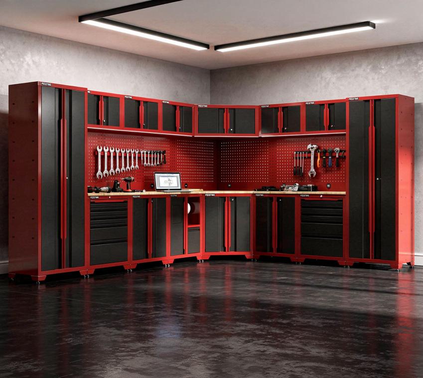 FEISTOS Werkstatteinrichtung Novo 21 | Metall Werkstattschrank 
