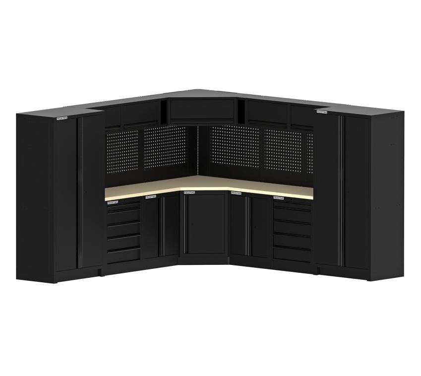 FEISTOS Werkstatteinrichtung EOS Blackline 30 | Werkstattschrank L-Form 