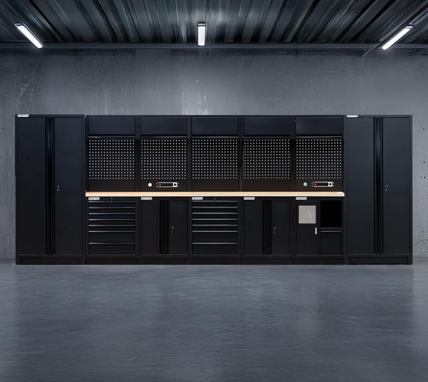 FEISTOS Werkstatteinrichtung EOS Blackline 14 | Metall Werkstattschrank 