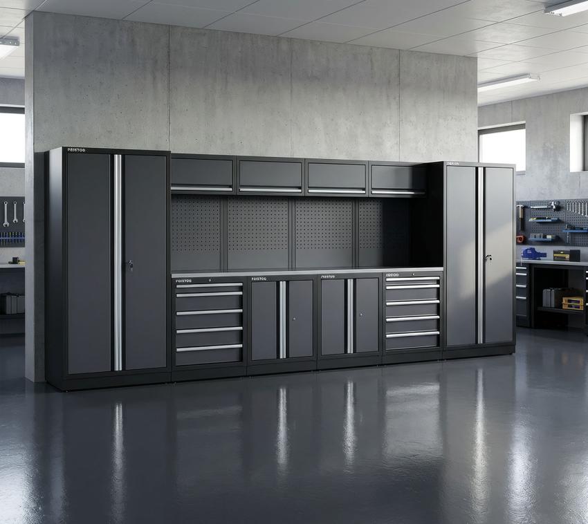 Feistos Werkstatteinrichtung Ferros 15E | Metall Werkstattschrank 