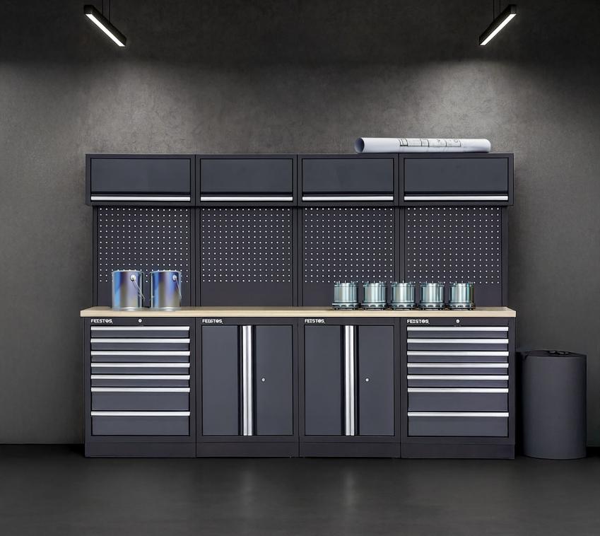 FEISTOS Werkstatteinrichtung Apollo 16 | Metall Werkstattschrank 