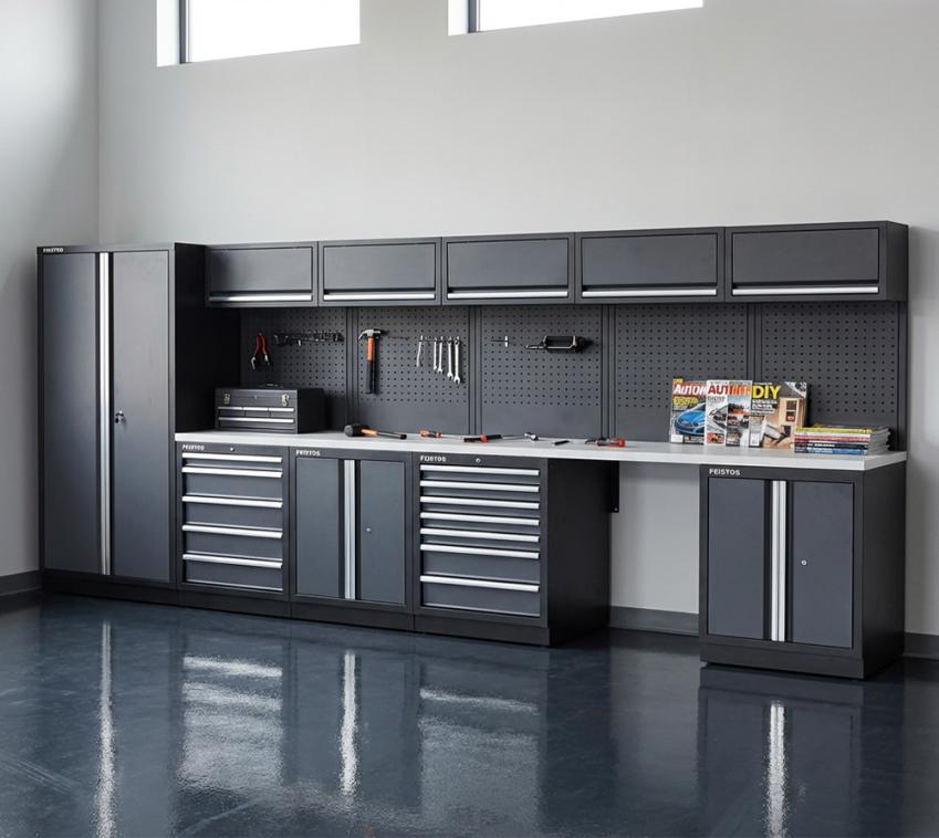 Feistos Werkstatteinrichtung Ferros 18E | Metall Werkstattschrank 