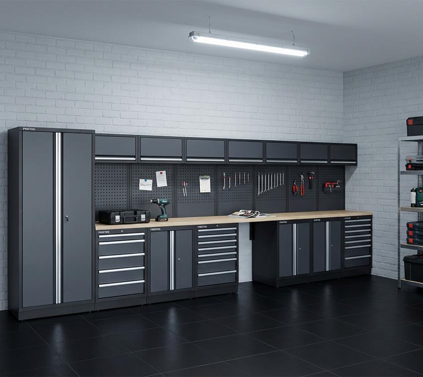 Feistos Werkstatteinrichtung Argos 19 | Metall Werkstattschrank 