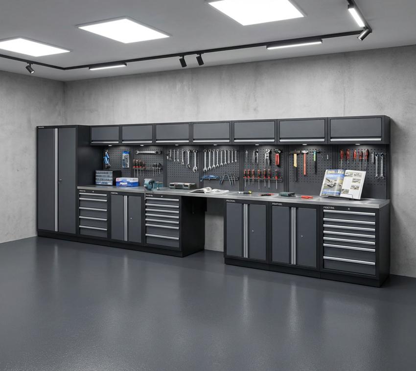 Feistos Werkstatteinrichtung Ferros 19E | Metall Werkstattschrank 