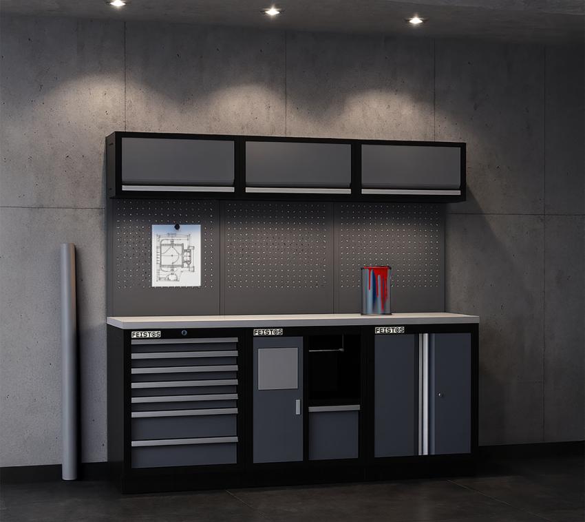FEISTOS Werkstatteinrichtung Ferros 11E | Metall Werkstattschrank 