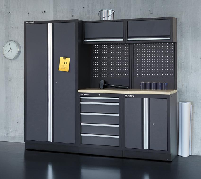 FEISTOS Werkstatteinrichtung Apollo 1 | Metall Werkstattschrank  