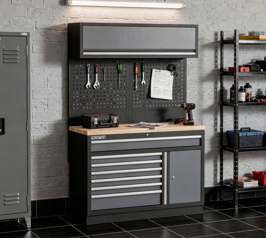 Feistos Werkstatteinrichtung Argos 21 | Metall Werkstattschrank 