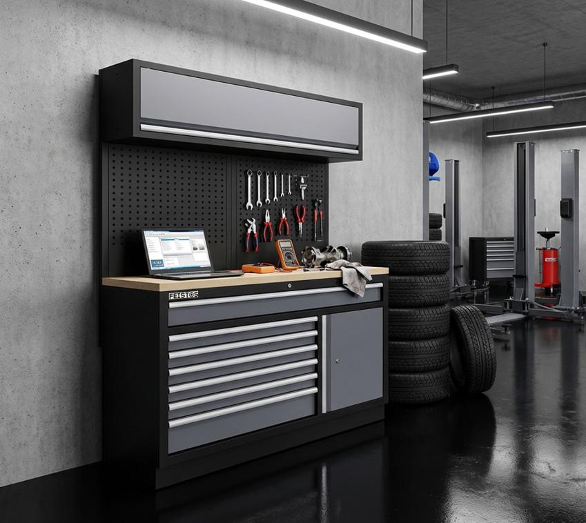 FEISTOS Werkstatteinrichtung Apollo 21 | Metall Werkstattschrank 