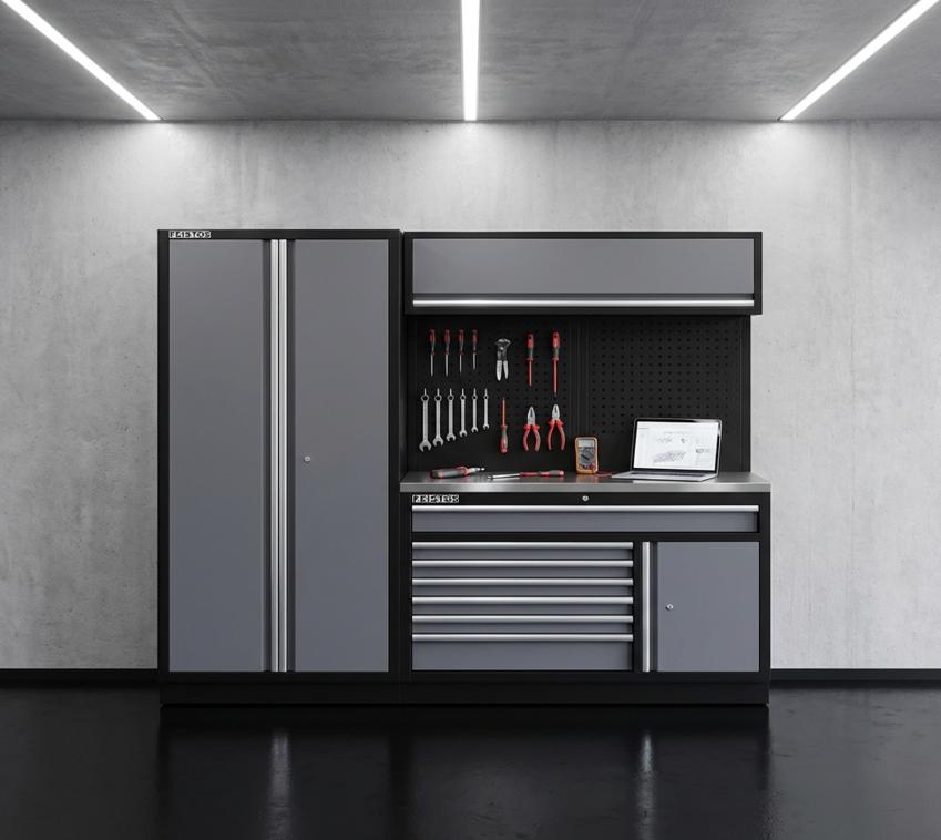 Feistos Werkstatteinrichtung Ferros 22E | Metall Werkstattschrank 