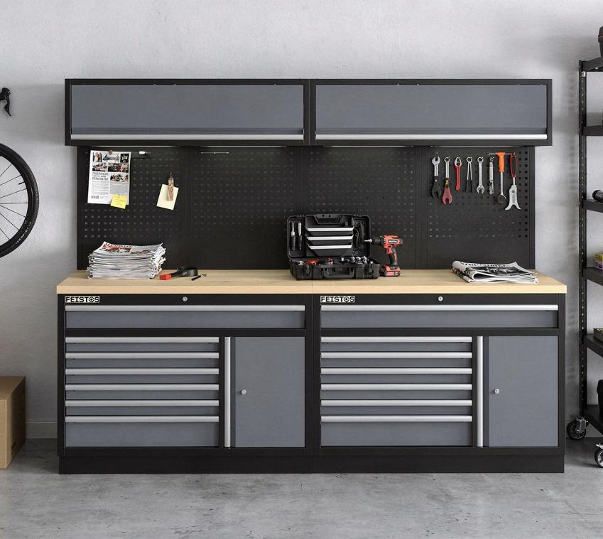 Feistos Werkstatteinrichtung Argos 23 | Metall Werkstattschrank 