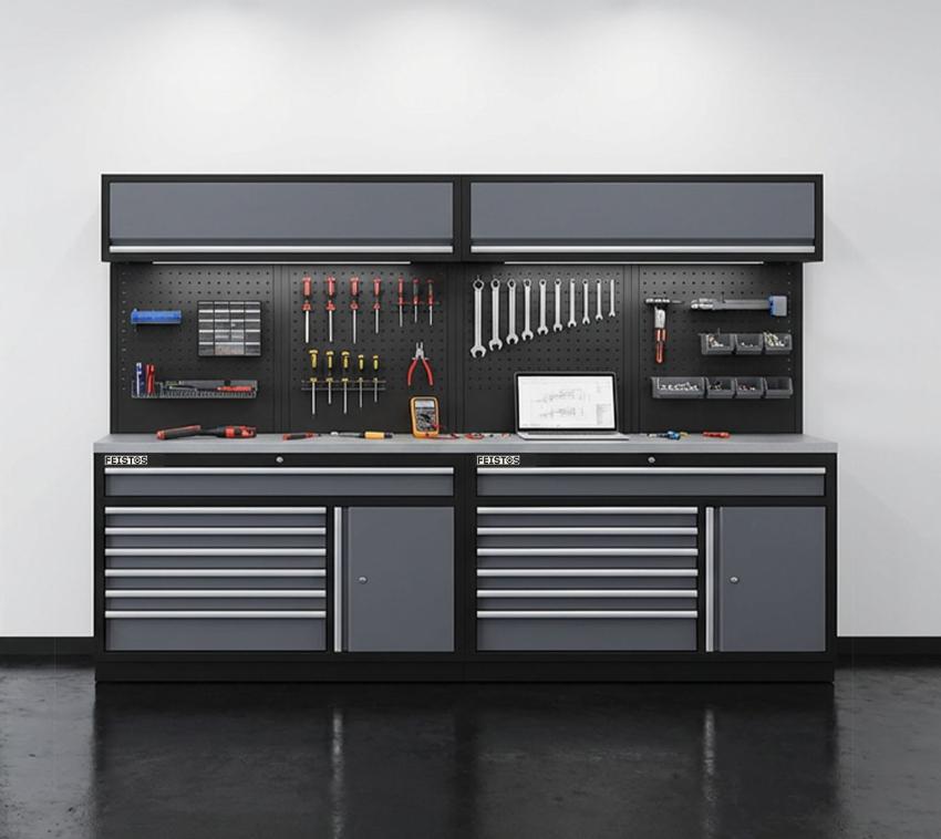 Feistos Werkstatteinrichtung Ferros 23E | Metall Werkstattschrank 