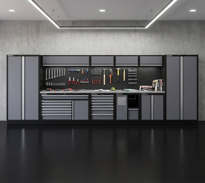 Feistos Werkstatteinrichtung Ferros 24E | Metall Werkstattschrank 