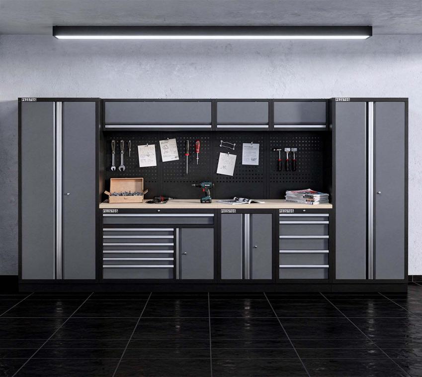 Feistos Werkstatteinrichtung Argos 25 | Metall Werkstattschrank 
