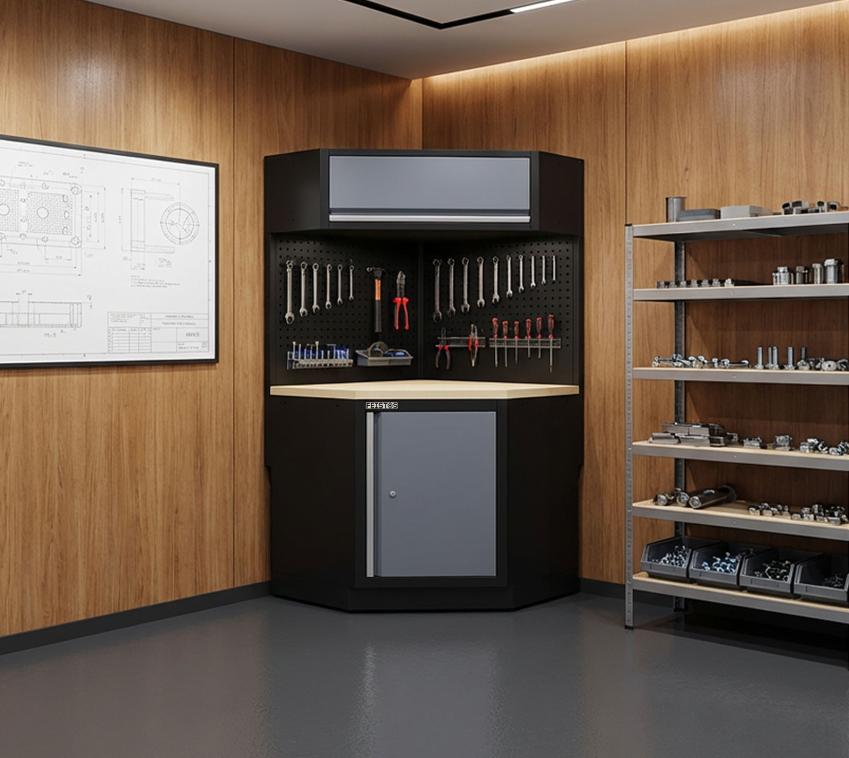 FEISTOS Werkstatteinrichtung Apollo Eck | Werkstatt Eckschrank 