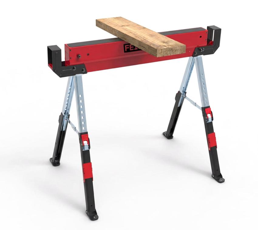 FEISTOS Forta Plus | höhenverstellbarer Arbeitsbock aus Metall | Traglast 590 kg 