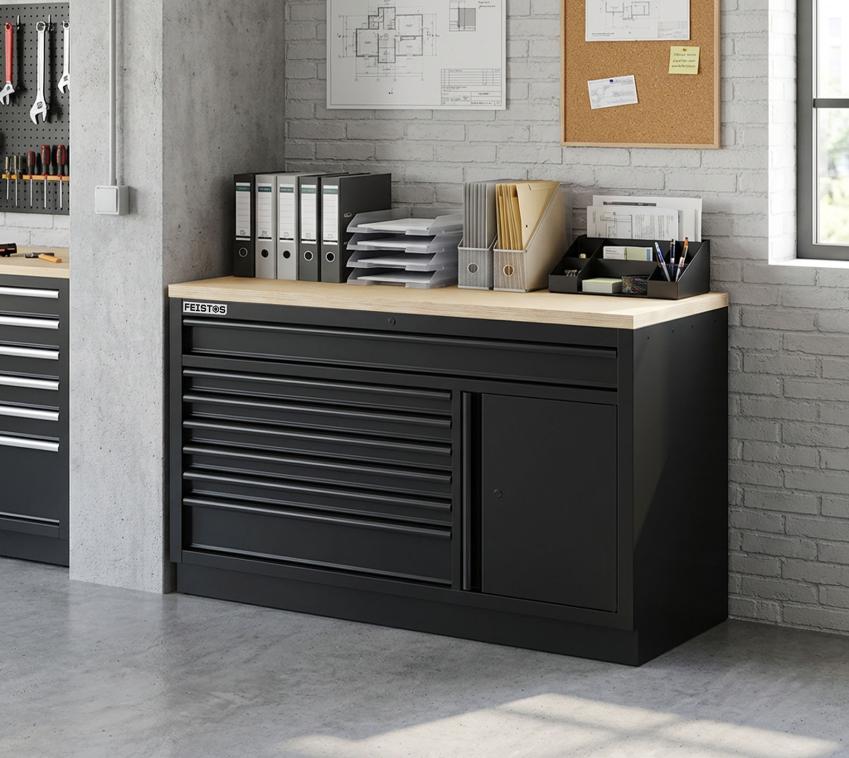 FEISTOS EOS Blackline 7 | Metall Werkstatt Schubladenschrank 