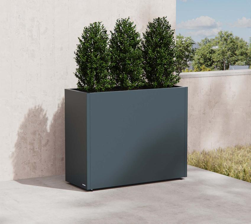 Herstera Garden Cube Divider L | hoher Pflanzkübel rechteckig | 100x80x40 cm 