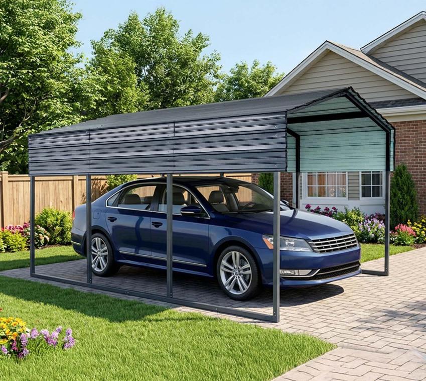 Westmann Carport Kopenhagen S | Metall Carport | Satteldach 