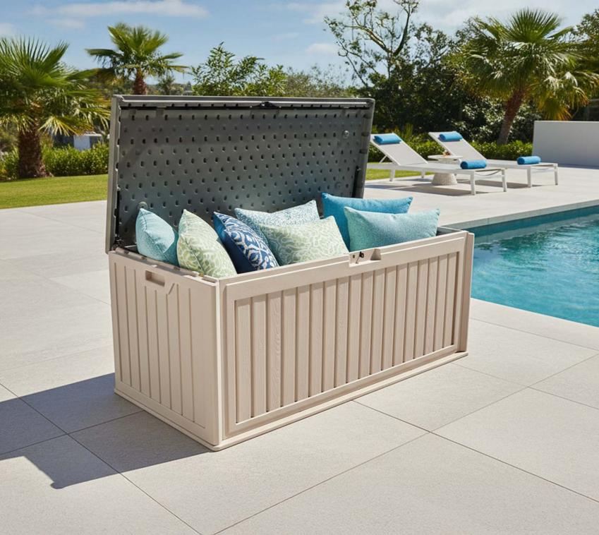 Westmann Alba | Kunststoff Gartenbox | 380 L 