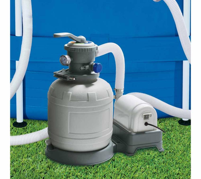 Summer Waves Pool Sandfilteranlage | Grau | 