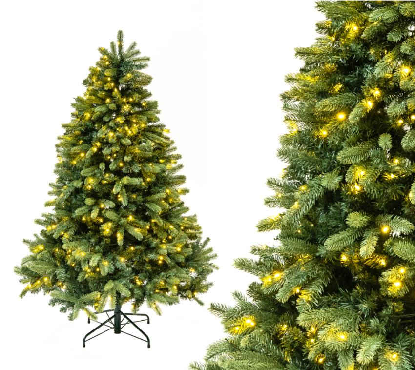Evergreen Künstlicher Weihnachtsbaum Vermont Fichte | Inkl. LEDs | Grün | 180 cm 
