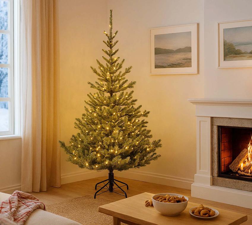 Evergreen Nobilis M+ | künstlicher Weihnachtsbaum mit Beleuchtung | 180 cm 