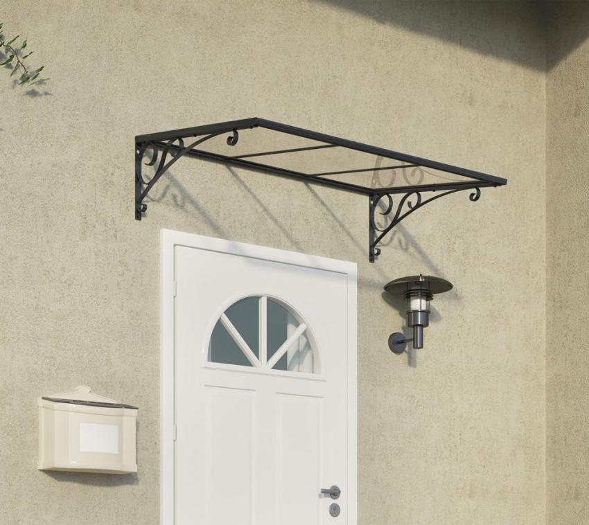 Palram - Canopia Vordach Venus 1350 | Anthrazit | 88x136x36 cm 